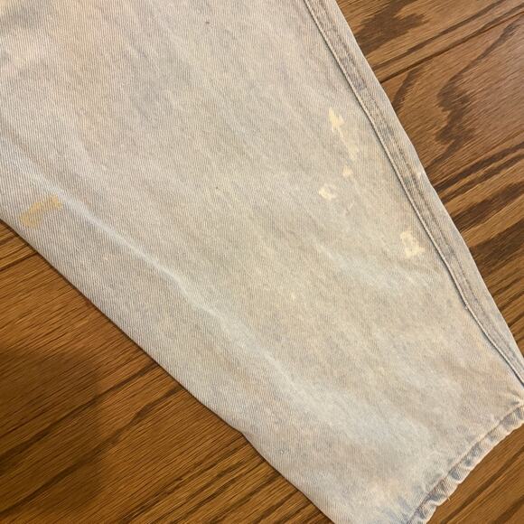 VTG 1990s Todays News Bib Denim Blue Jean Pant Overalls Womens 30x33 Light Wash - Picture 6 of 7